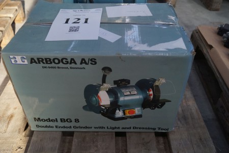 Bænksliber. Fabrikant: Arboga Model: BG 8. 