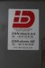 2 Brandschutztüren ohne Rahmen. BD60-Sicherung. 206x102cm. Jahr: 2019. Sicherheitsgenehmigung der U-Bahn, Kopenhagen.