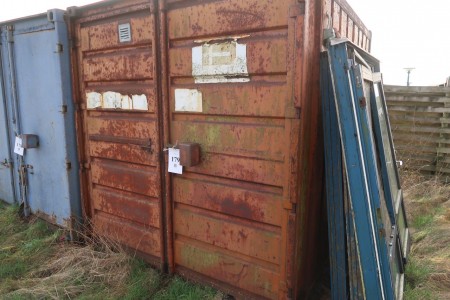 10 Fuß Container, rot