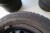 4 stk. stålfælge med dæk, 195/60R15, til Corolla, hulmål 4x100 mm
