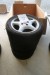 4 pieces. alloy wheels with tires, 195 / 50R15, for Fiat, hole dimensions 4x98 mm
