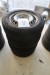 4 pieces. steel rims with tires, 205 / 65R16, for WV T5, hole size 5x120 mm