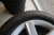 4 stk. alufælge med dæk, 225/55R15, til Audi A4, hulmål 5x112 mm