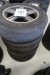 4 pieces. alloy wheels with tires, 235 / 65R17, for VAG, hole dimensions 5x112 mm