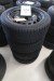4 stk. stålfælge med dæk, 225/50R17, til BMW X1, hulmål 5x120 mm