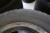 4 stk. stålfælge med dæk, 185/65R14, til VAG, hulmål 5x100 mm