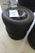 4 stk. stålfælge med dæk, 165/70R14, til VAG, hulmål 5x100 mm