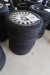 4 pieces. alloy wheels with tires, 195 / 65R15, for Saab 9-5, hole size 5x110 mm