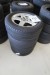 4 pieces. alloy wheels with tires, 205 / 60R16, for Peugeot, hole size 5x108 mm