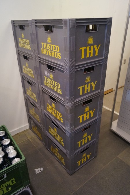 10 kasser THY classic øl. Fra konkursbo 