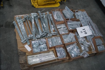 Various fittings and hinges