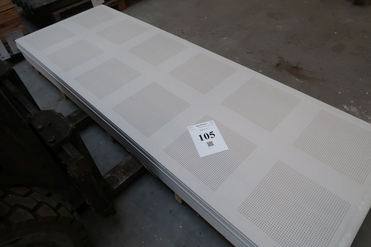 15 Plader Akustik Gips 13x900x2700 Mm Kj Auktion Maskinauktioner