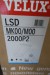Velux lysning. LSD Mk08/M08 2000P1 og LSD MK00/M00 2000P2. Modelfoto