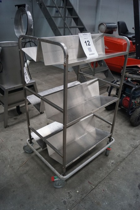 Stainless Plate Trolley. Manufacturer Nordien - system