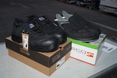 2 pairs of Safety Shoes Manufacturer Portwest and Giasco