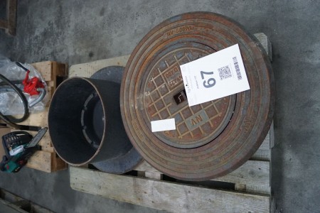 2 sewer covers D-400 Manufacturer NV