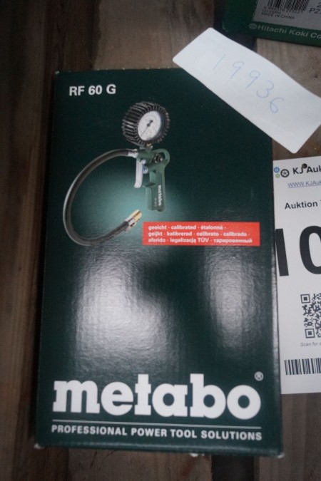 Dækbelastnings måleenhed Fabrikant Metabo Model RF 60 G