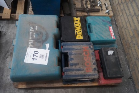 Lot Toolboxes empty.