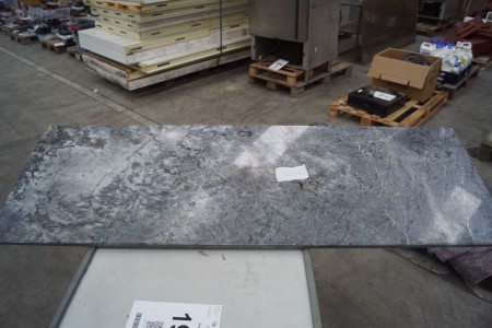 1 piece marble counter top.