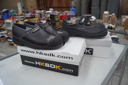 2 par sikkerheds Træsko og sko Fabrikant HKSDK 