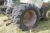 Ford 5000 tractor with broom