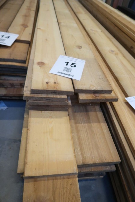 119.4 meters boards, 20x175 mm, length: 11/360, 19/420 cm