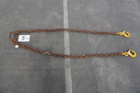 Chain length in 2 parts