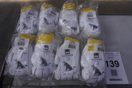 Lot of work gloves.