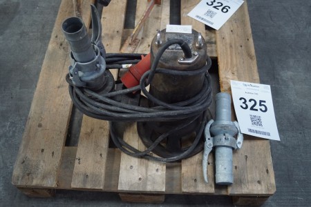 Dykpumpe, fabrikant: Tsurumi Model: 50c2.75-53