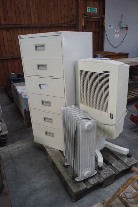 Storage cabinet + radiator + Air conditioning