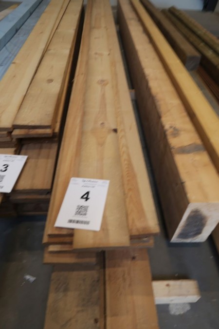119.4 meters boards, 20x175 mm, length: 11/360, 19/420 cm