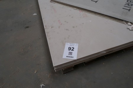 3 Stk. Gipskartonplatte 25 mm, 125x200 cm