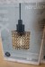 2 pcs. pendant lamp Nordlux Hollywood, amber colored glass