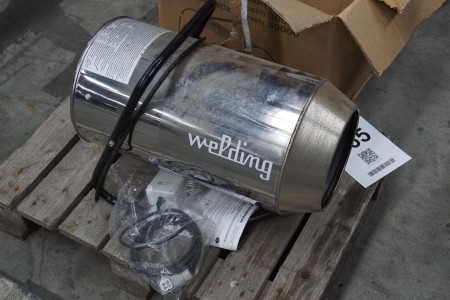 Heating cannon, manufacturer: Welding + thermostat + gas head / hose