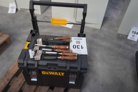 DeWalt Toolbox with Wheels + Vote Iron, manufacturer: Stanley