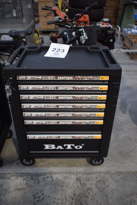 Værktøjsvogn Fabrikant: BATO med indhold