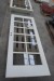 Holztür mit 12 Glasfenstern