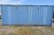 20-foot container, blue