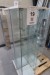 Glass shelves with 3 shelves, W43xD37xH164 cm