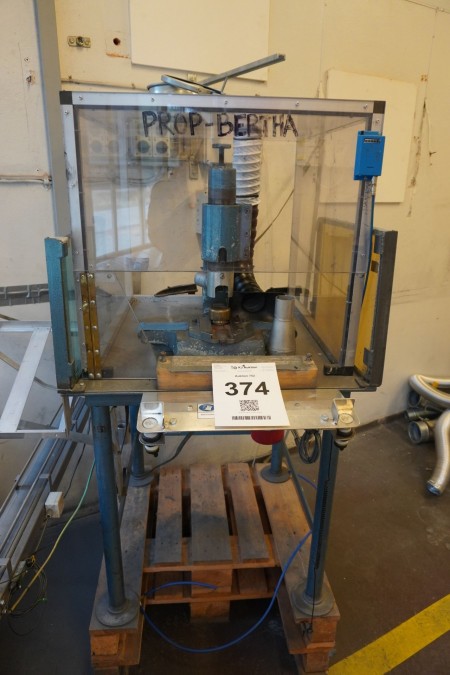 Pneumatic press machine, home-built
