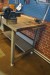 Wooden file bench with shelf