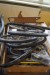 Large lot of bicycle wheels, frames, screens, etc.