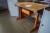 Wooden file bench.