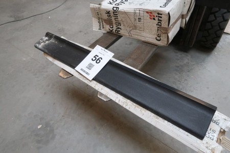 3 pieces. sole bench Cembrit, black, profile 150