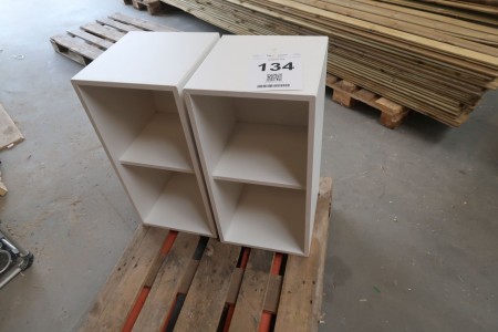 2 pcs. shelves, 35x70xD35 cm, white