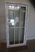 Plastic patio door, right in, B96xH199 cm, frame width 11.5 cm, white / white