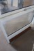 Fensterteil, B107xH210,5 cm, Rahmenbreite 14 cm, hellgrau / weiß