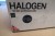 Halogen-Arbeitslampe. 230 V, max. 1500 W.
