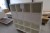 Bookcase H147xW147xD39 cm, high gloss white