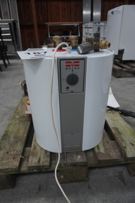 Hot water boiler.